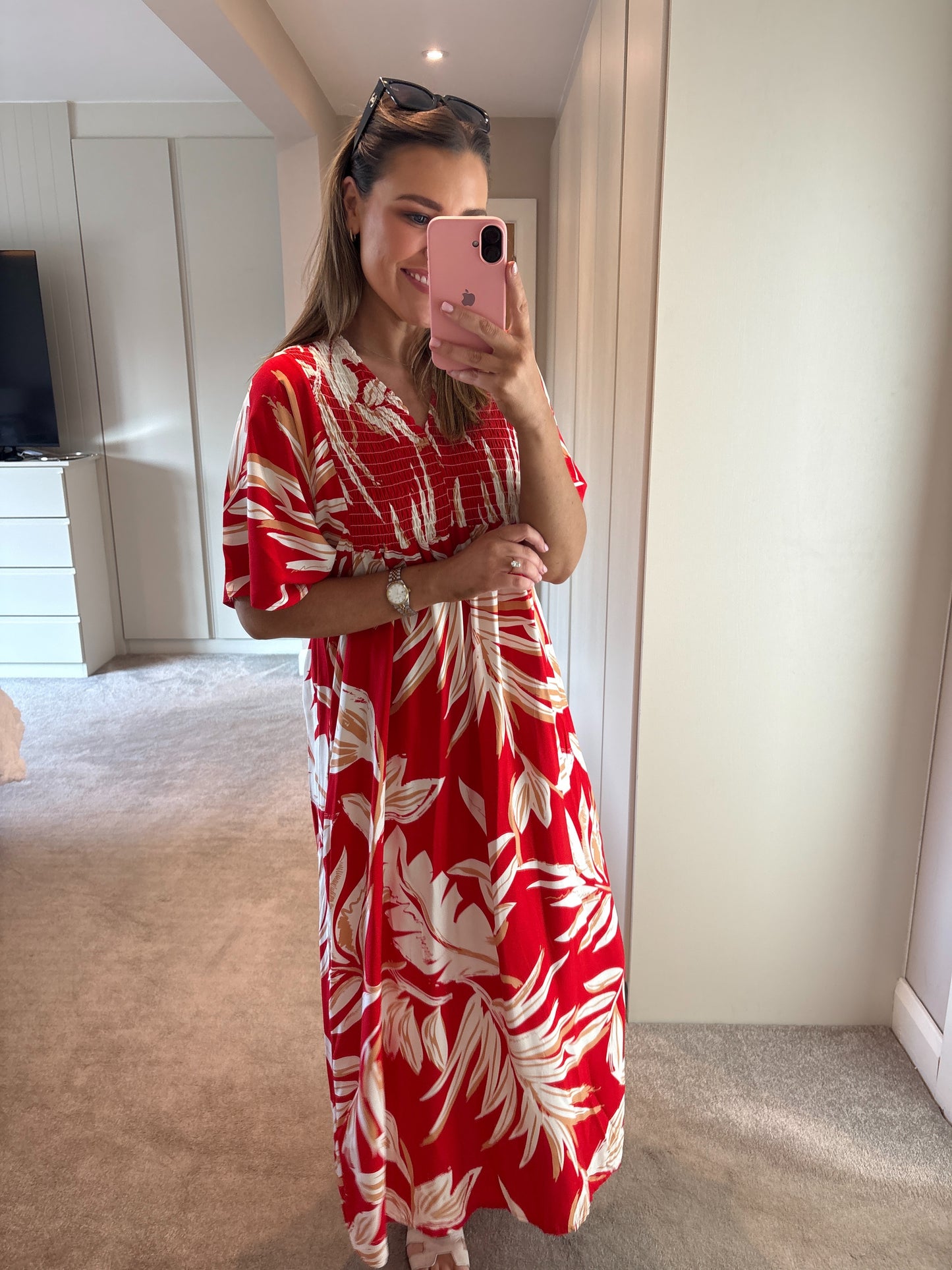 Nina Dress Red