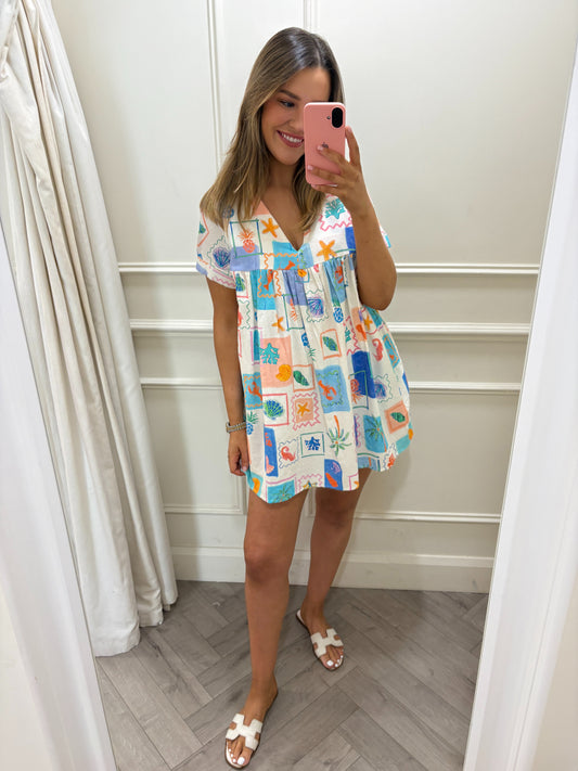 Shelly Playsuit Blue