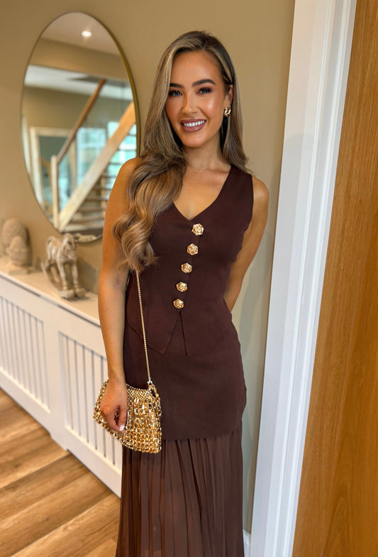 Avery Two Piece Brown