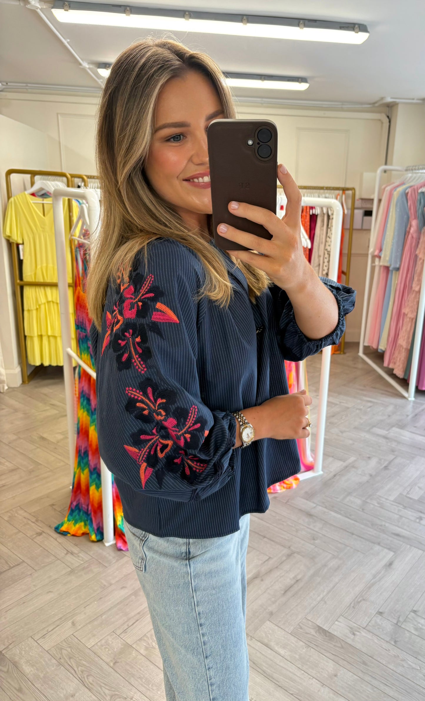 Kelli Top Navy