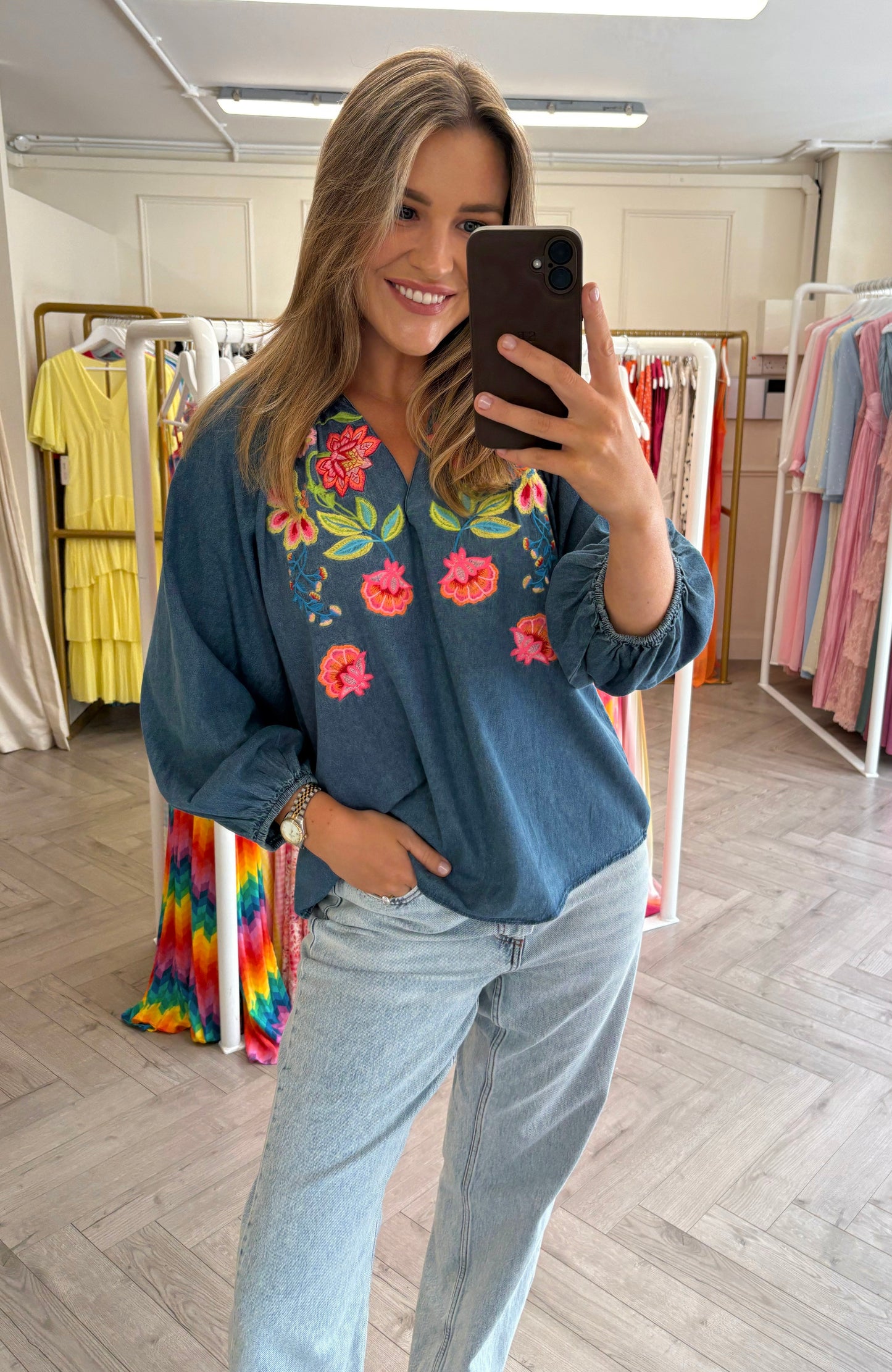 Lottie Top Denim