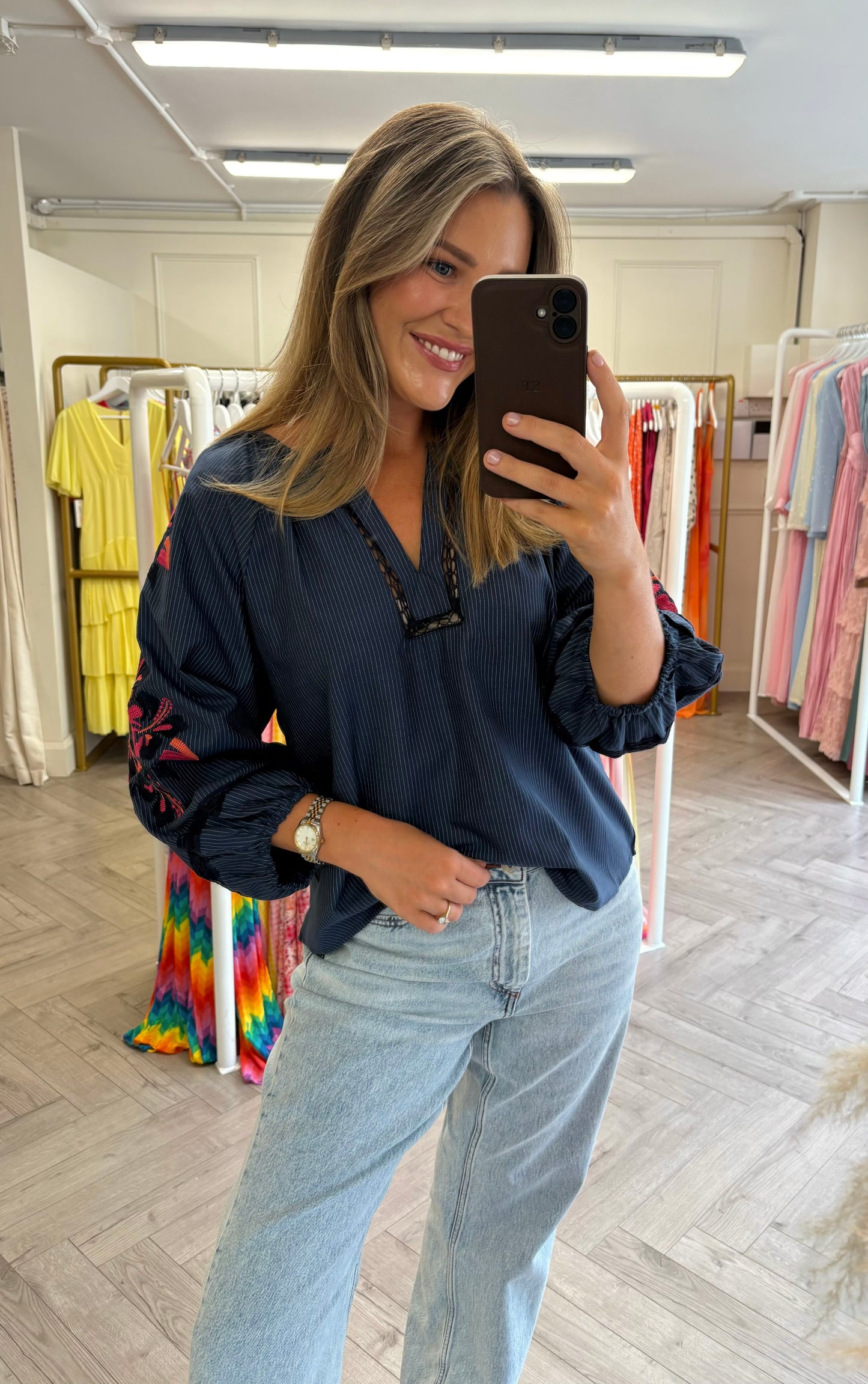 Kelli Top Navy