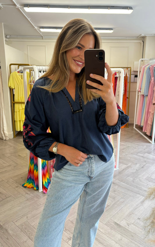 Kelli Top Navy