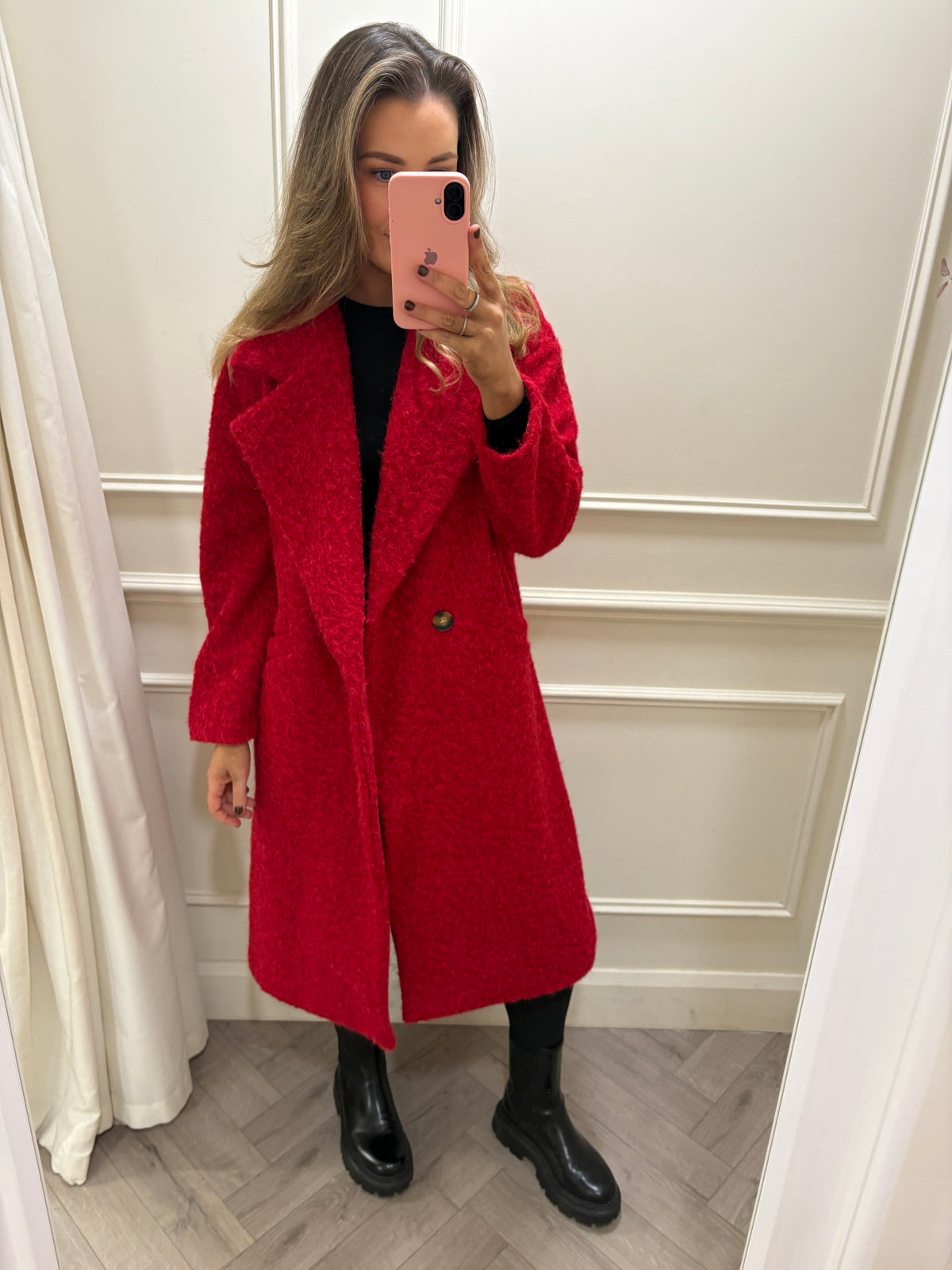 Skyler Coat Red