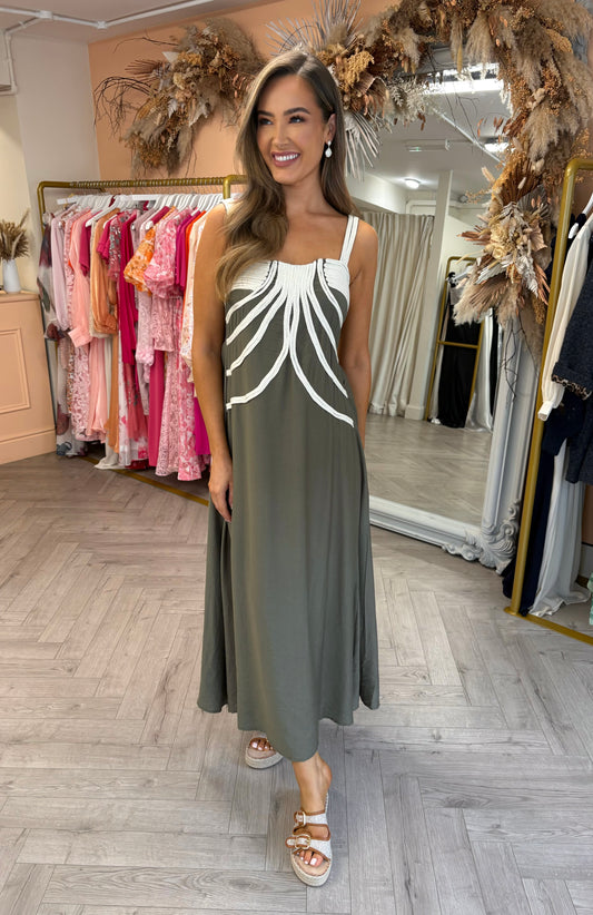 Novalie Dress Khaki