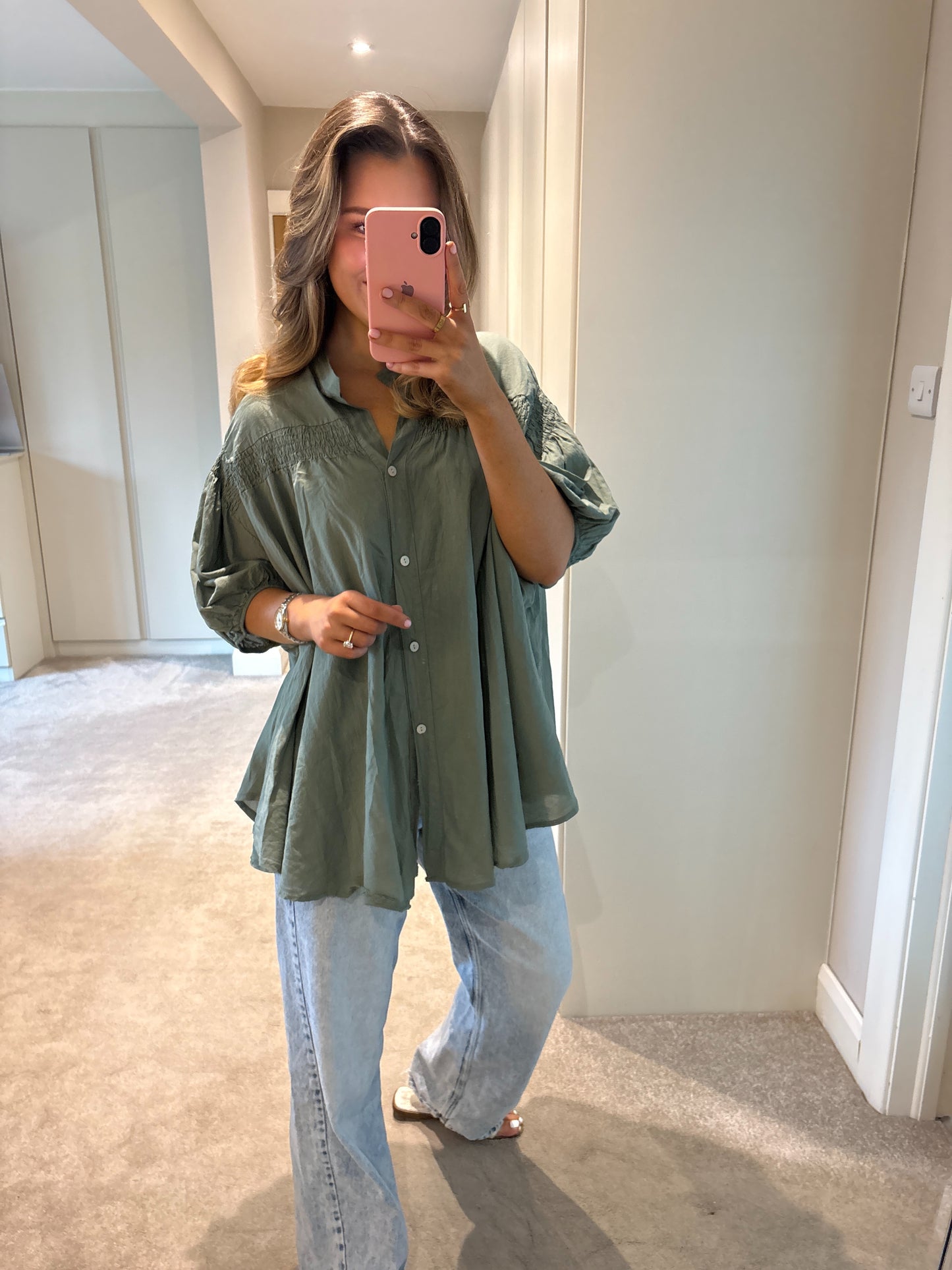 Ellie Top Khaki