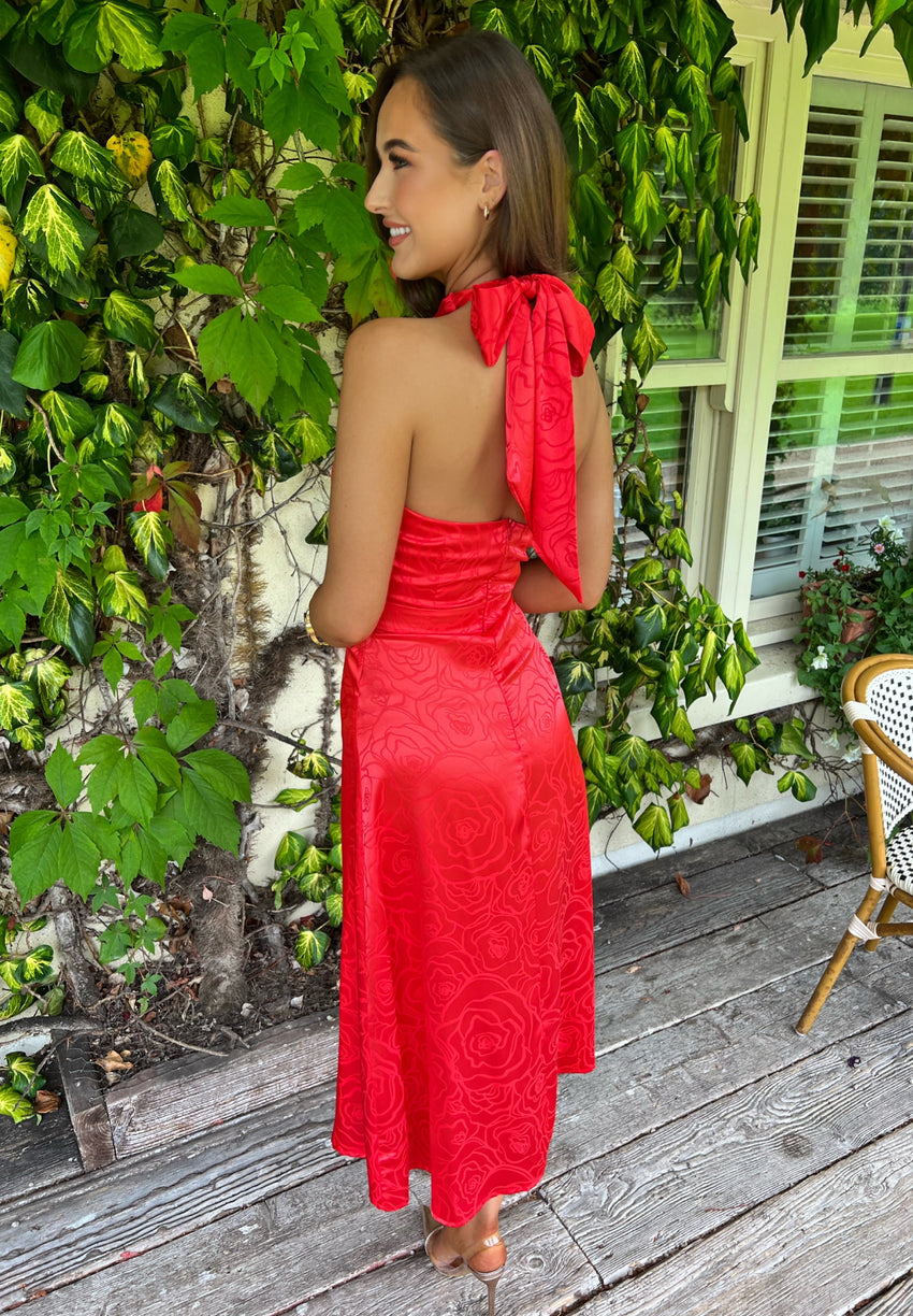 Chriselle Red Dress