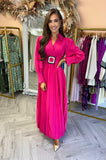 Avery Belted Dress Pink