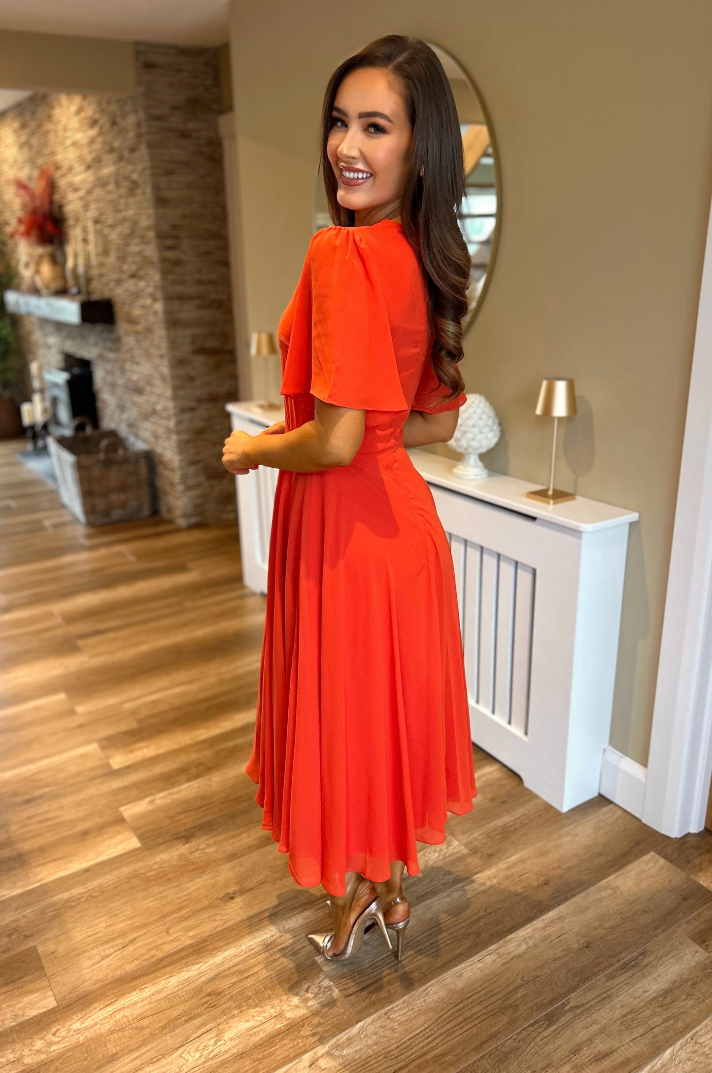 Scarlett Dress Orange