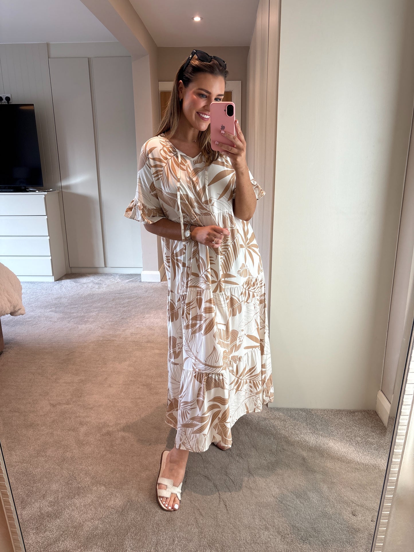Sally Dress Beige