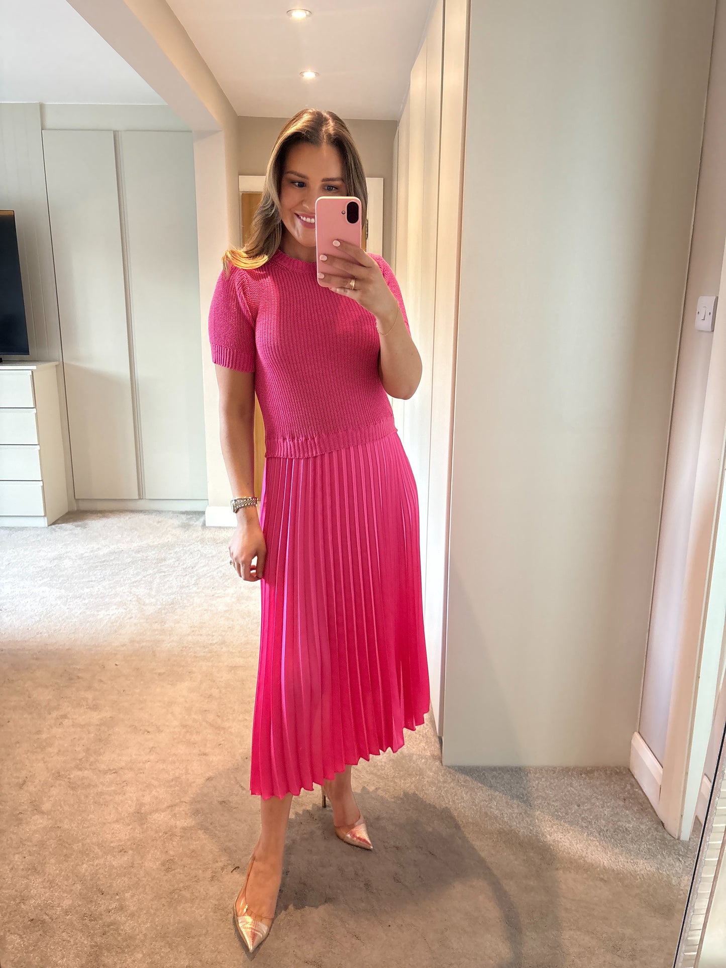 Lola Dress Fuschia