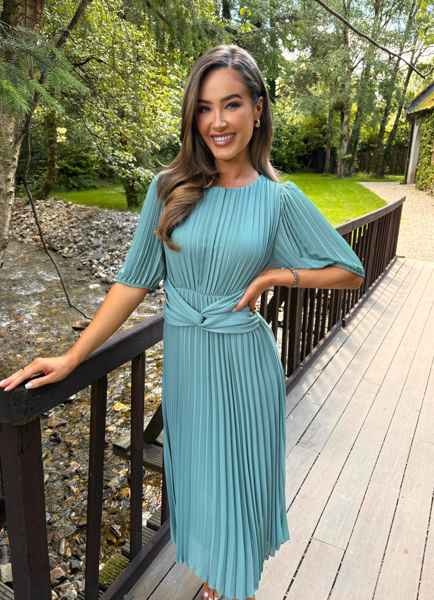 Emaria Dress Sage
