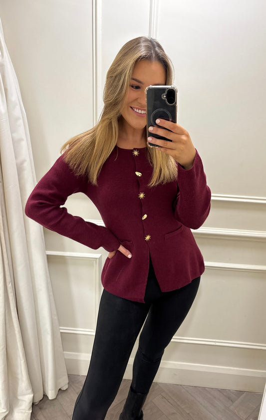 Isla Knit Burgundy