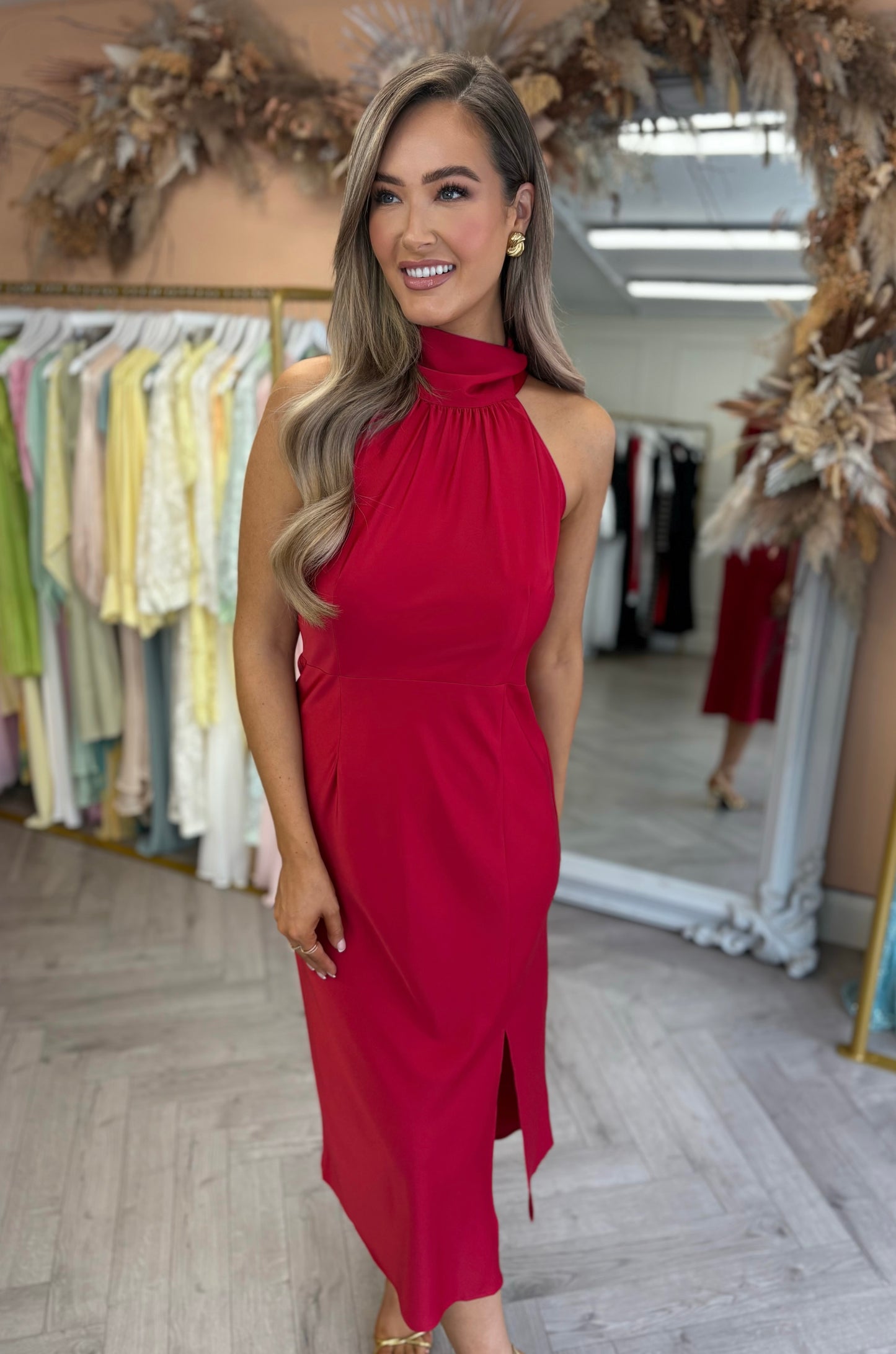 Gianna Dress Red