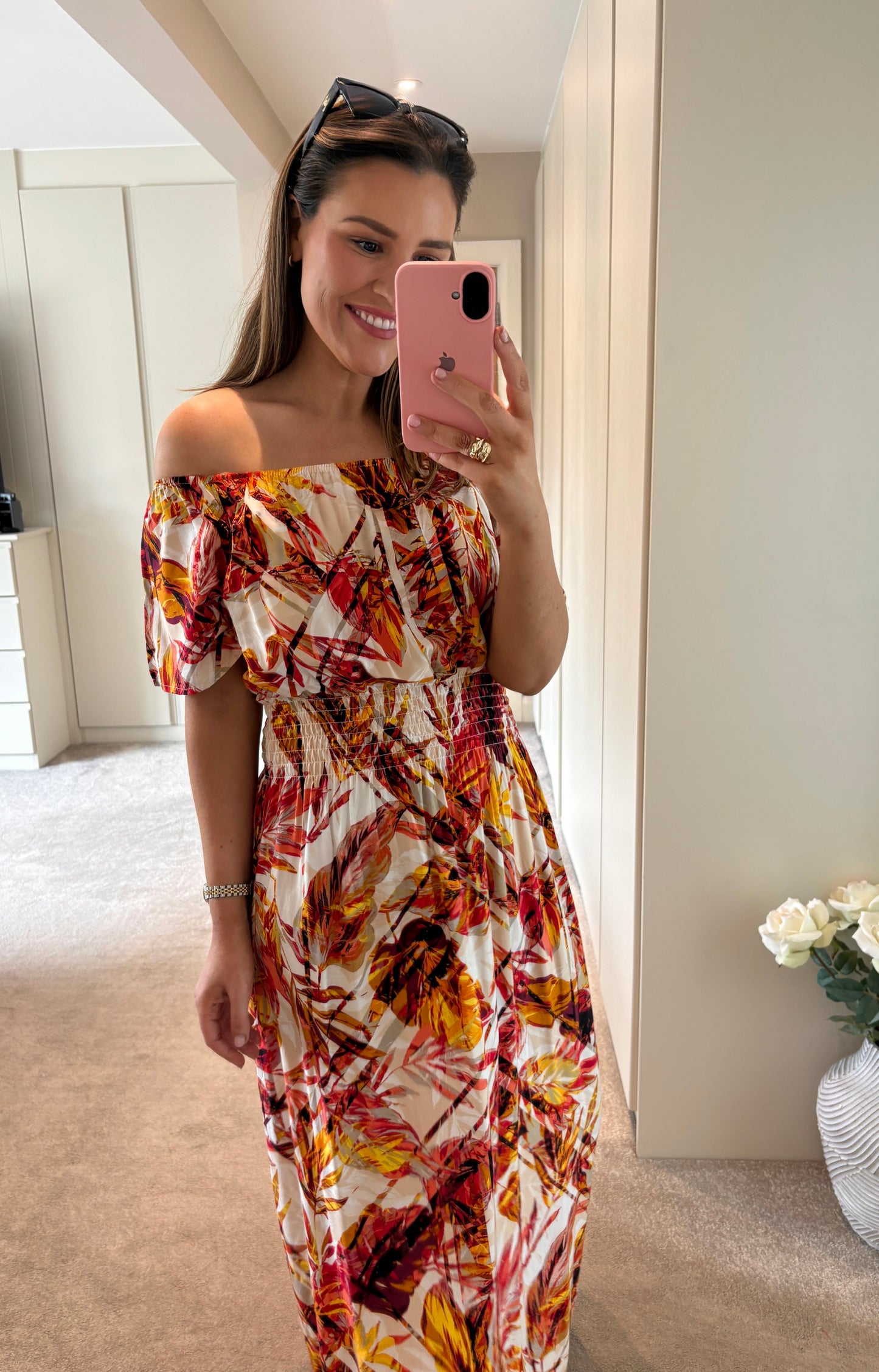 Leemara Dress Orange