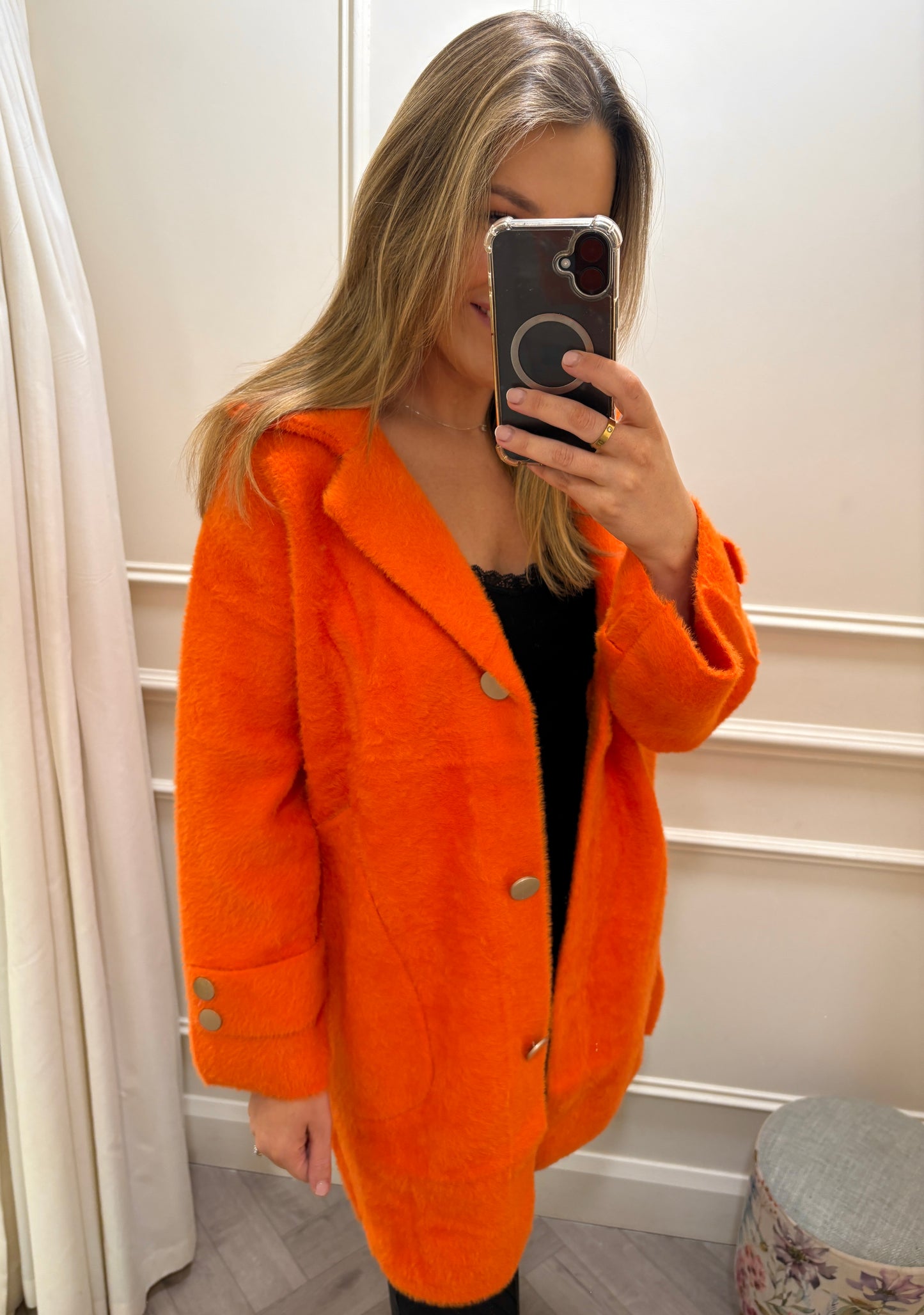 Elsie Coat Orange