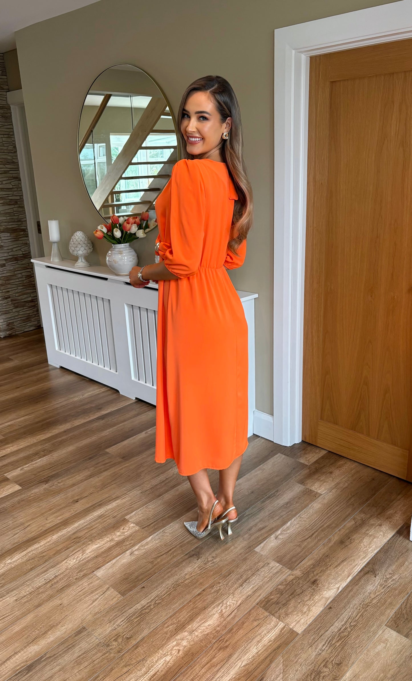 Cecilia Dress Orange