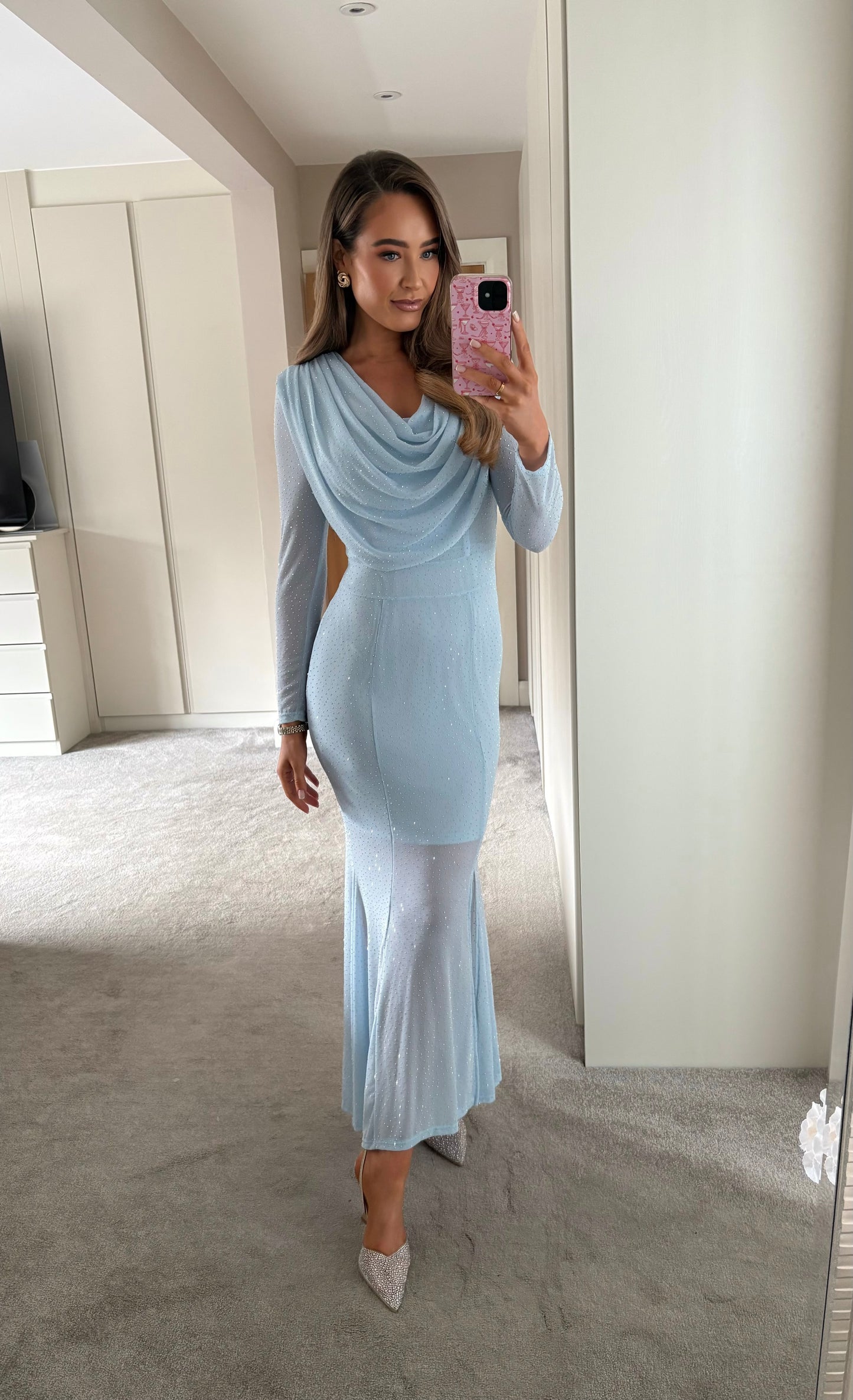 Sophia Dress Blue