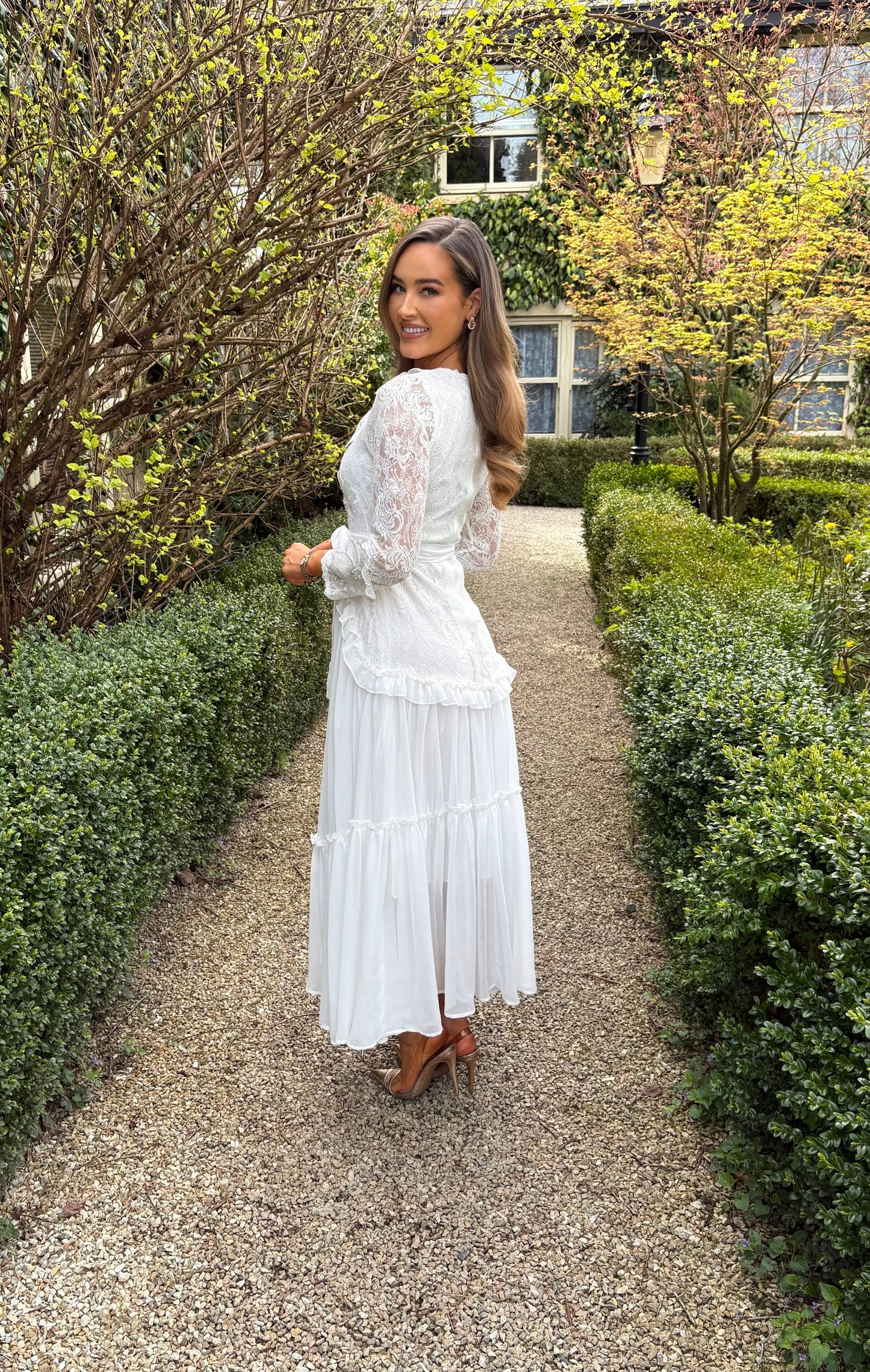 Magnolia Dress White