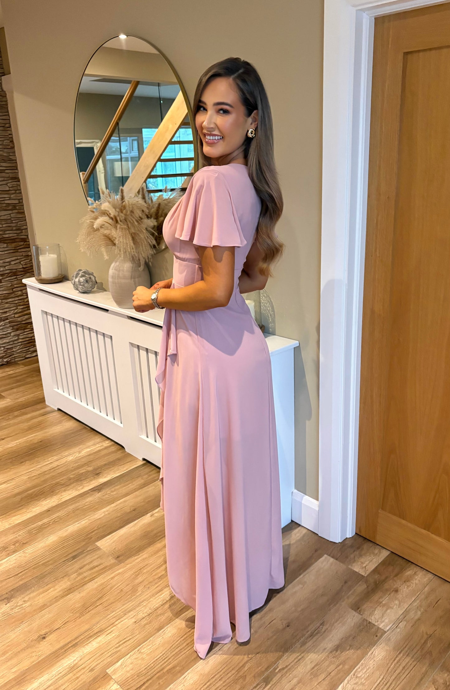 Eliana Dress Blush Pink