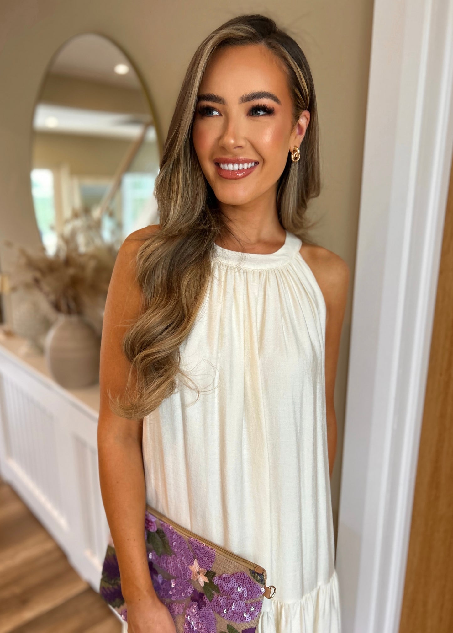 Gina Dress Beige