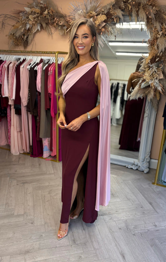 Lucinda Dress Burgundy