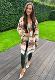 ￼Ally Aztec Coatigan Beige