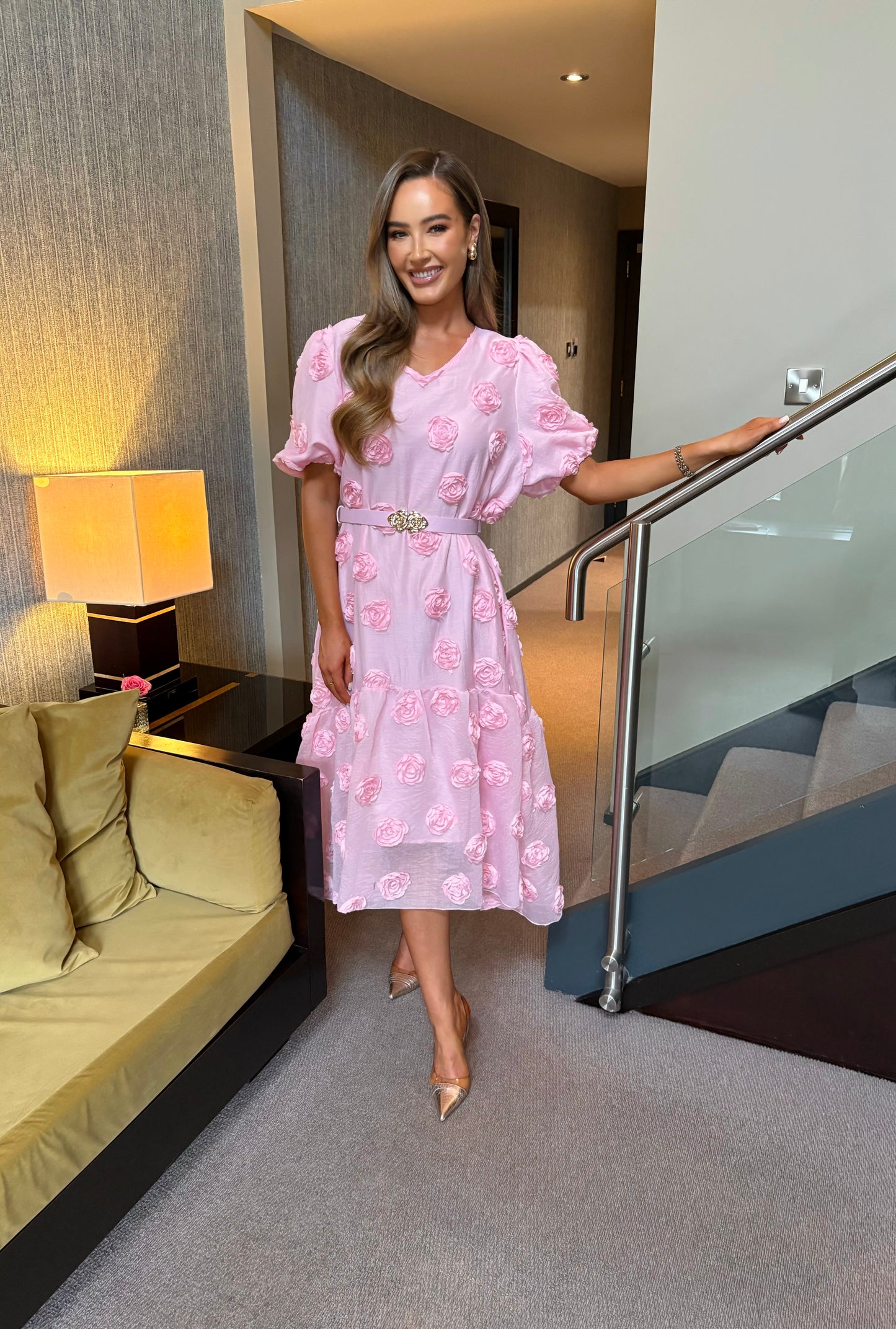 Flori Dress Pink