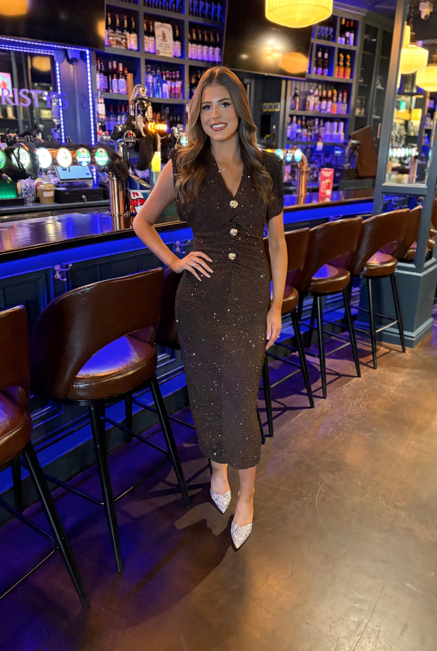 Rochelle Dress Brown