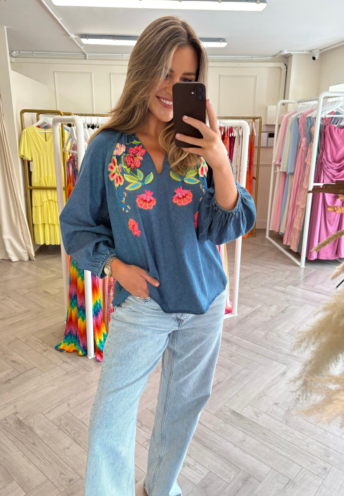 Lottie Top Denim