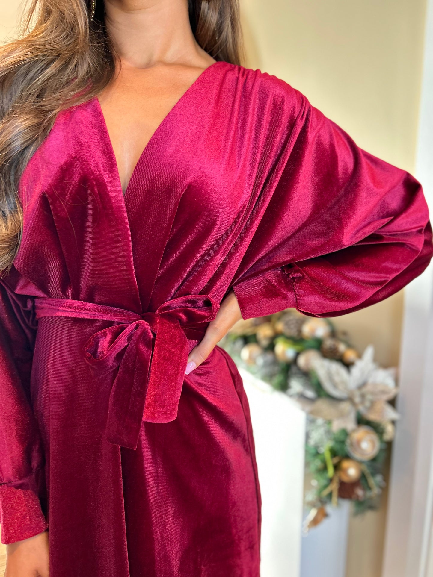 *PRE-ORDER*Holly Dress Burgundy