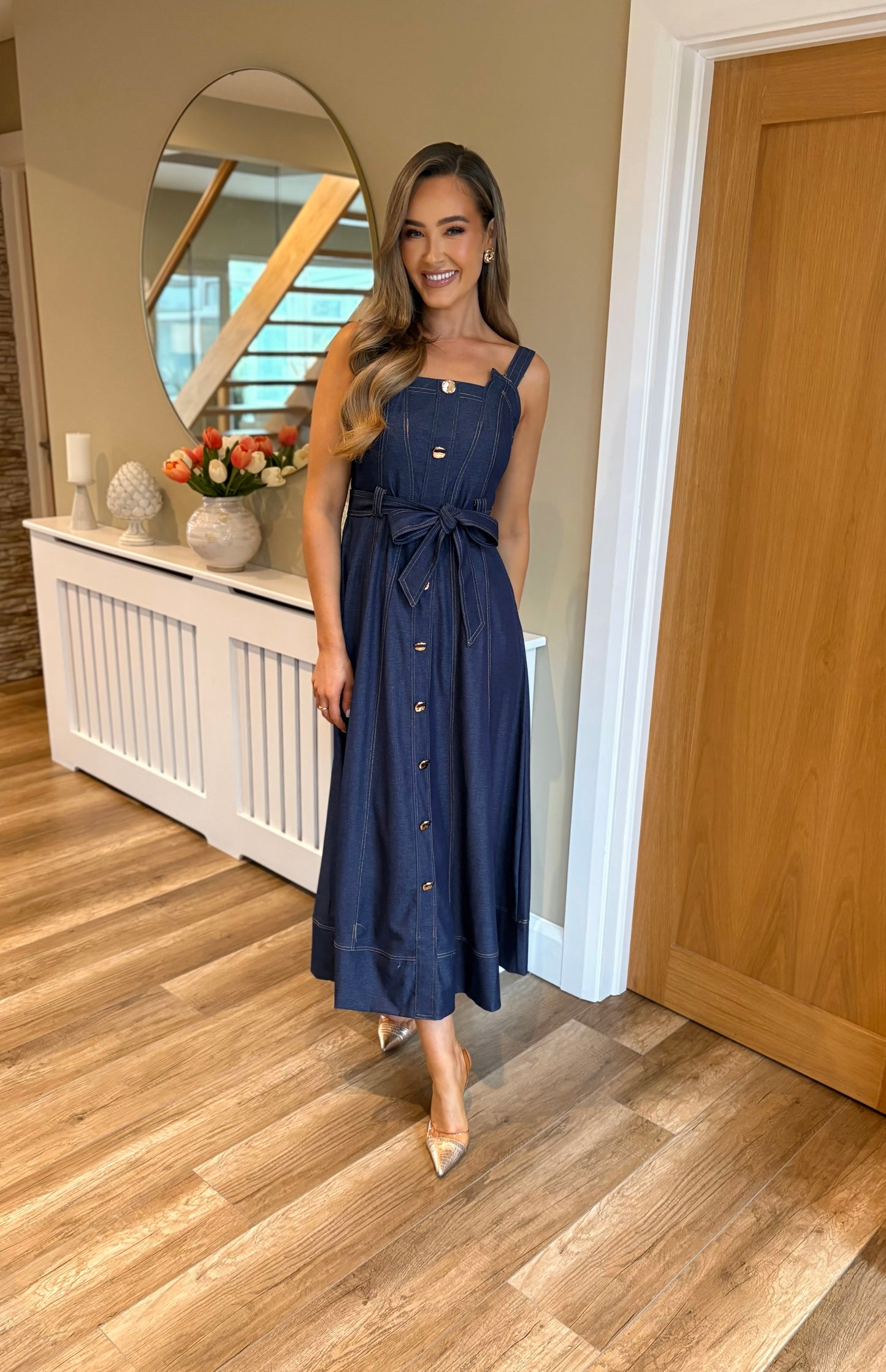 Fifi Dress Dark Denim