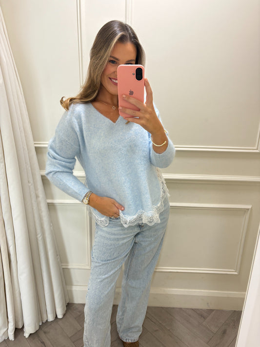 Pixie Knit Blue