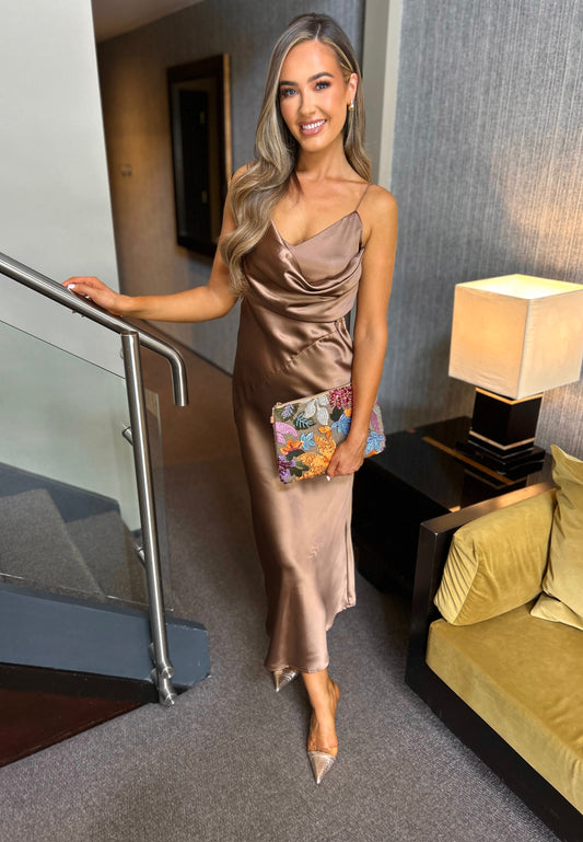 *PRE-ORDER*Alessandra Dress Brown