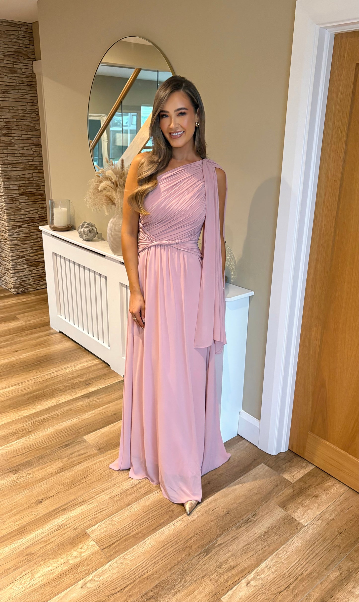 Savannah Dress Blush Pink