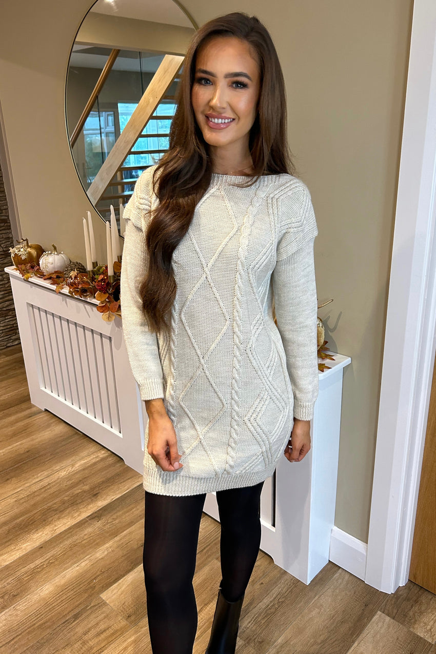 Annabelle Long Knit Beige