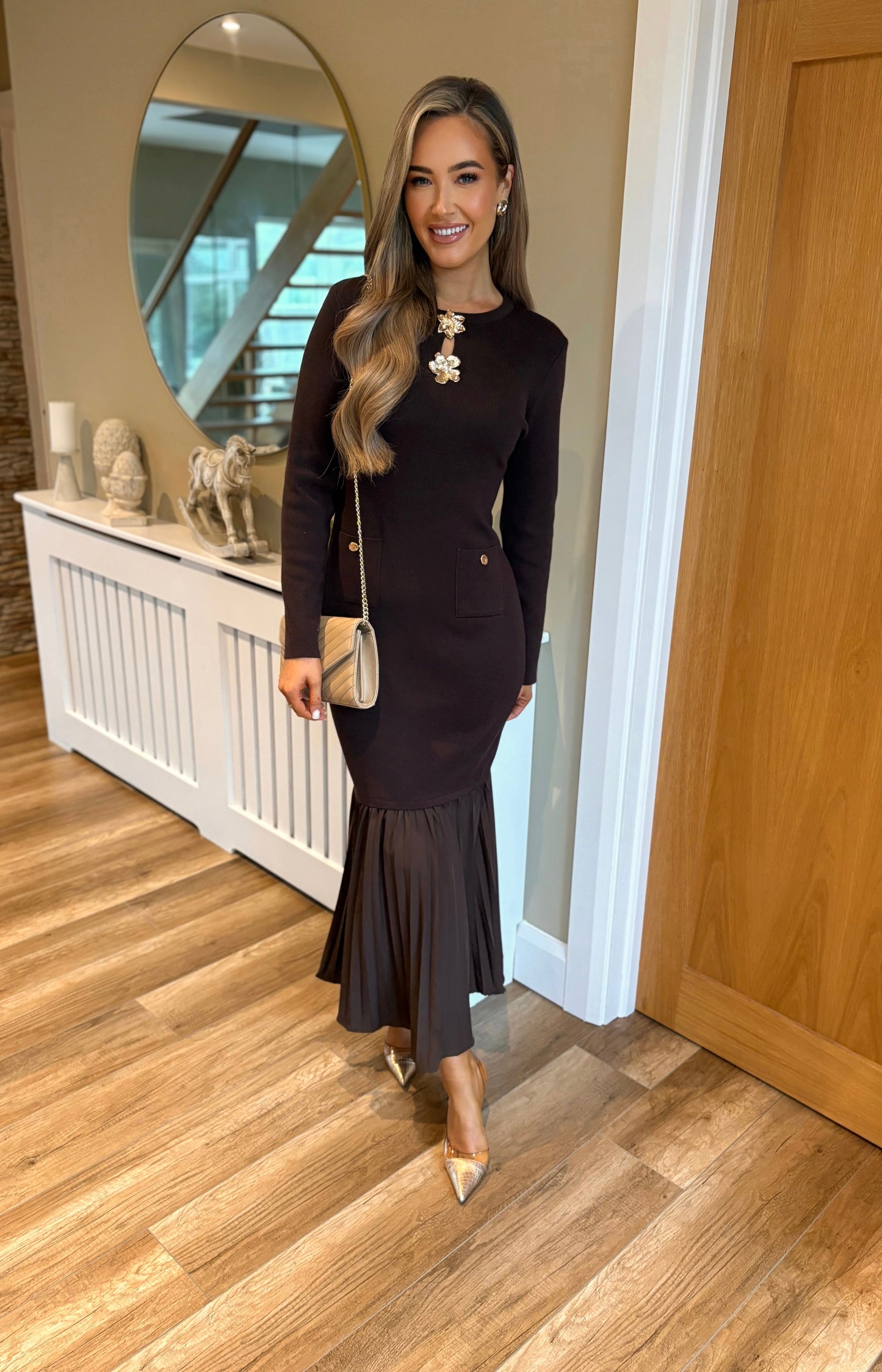 Oaklynn Dress Brown