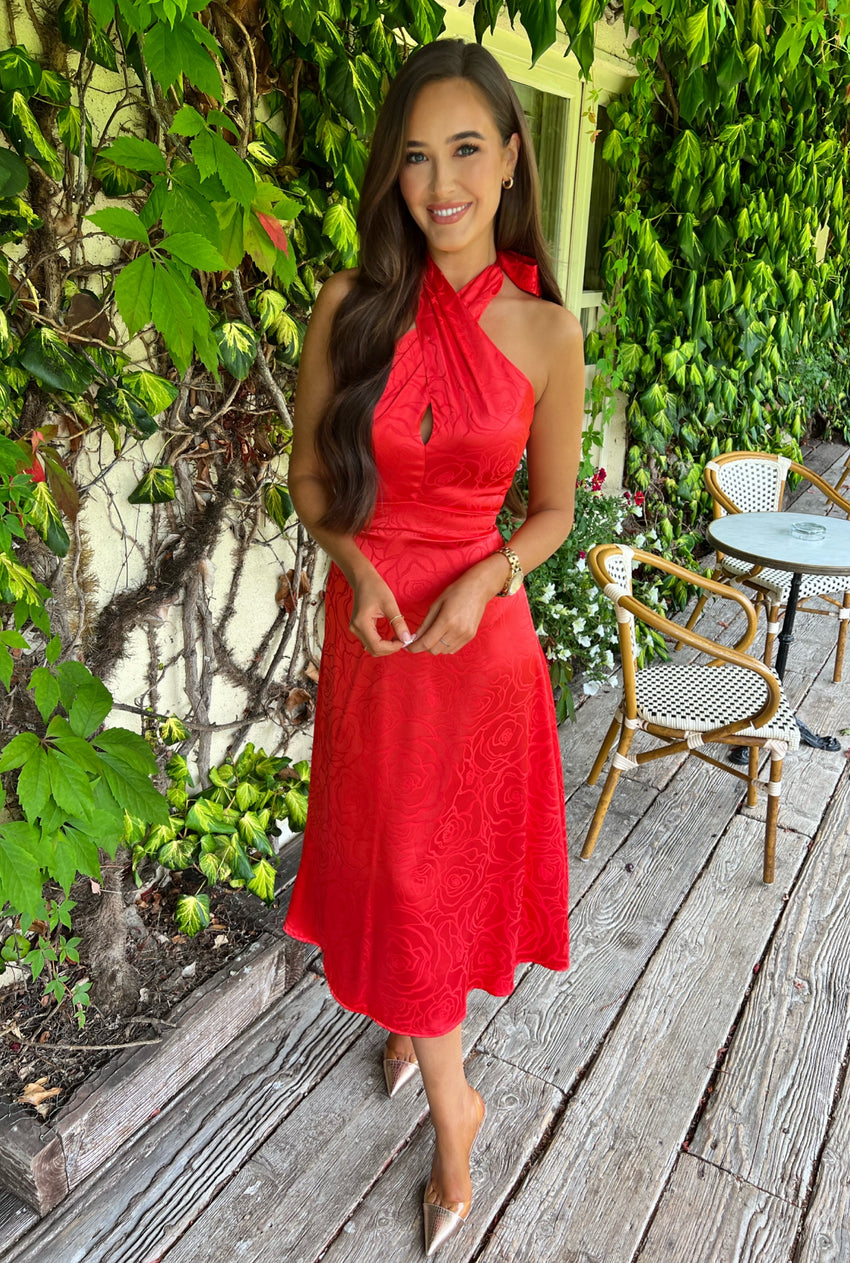 Chriselle Red Dress