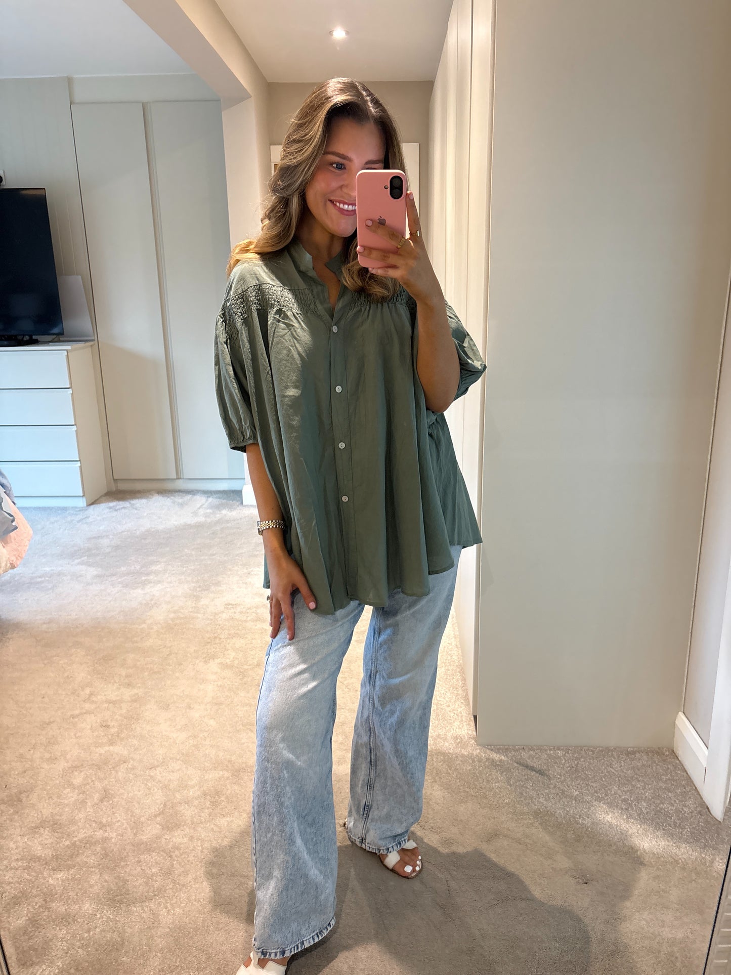 Ellie Top Khaki