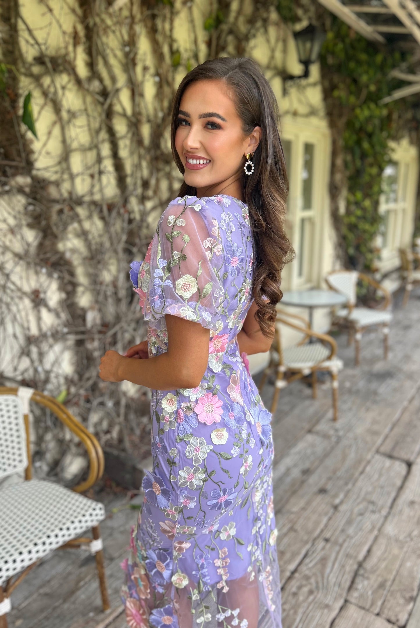 *PRE-ORDER* Florence Floral Dress Lilac