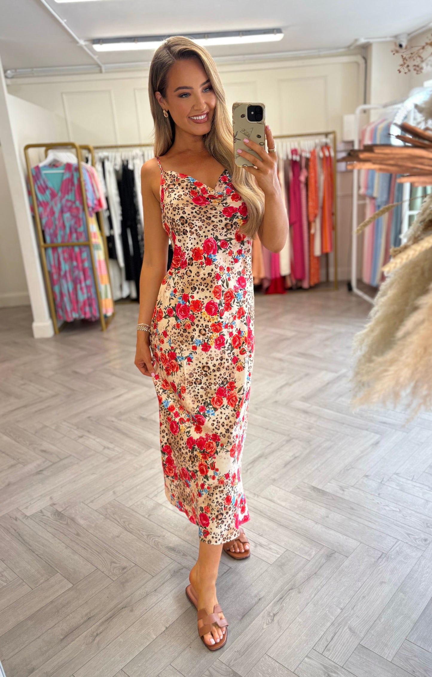 Rosa Dress Red