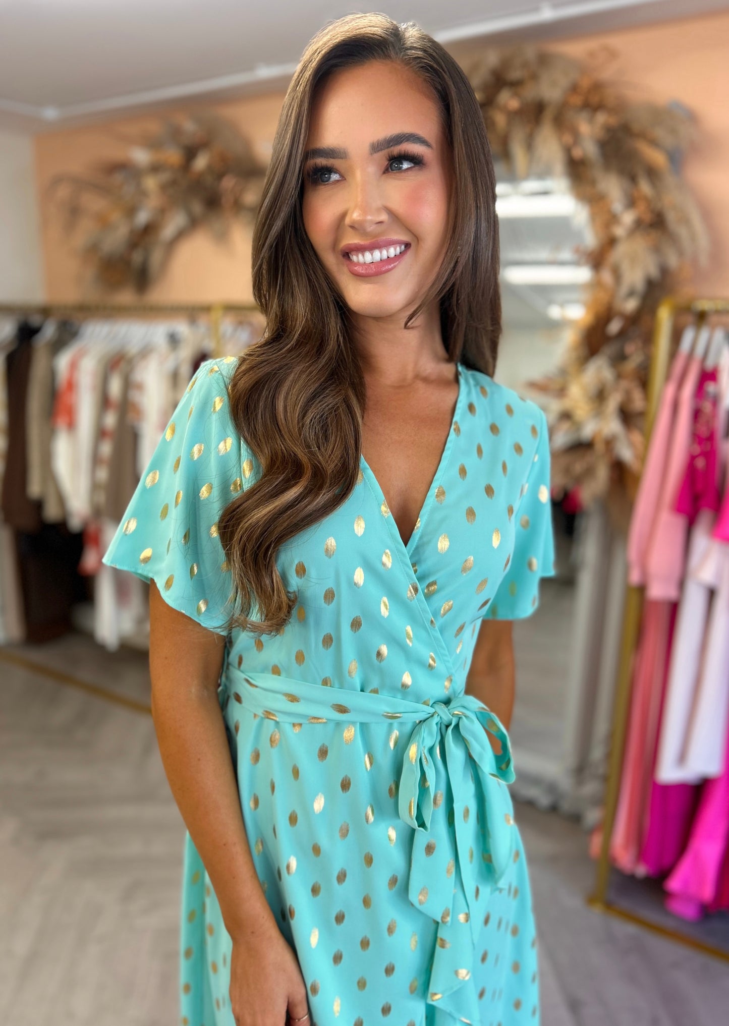 Luca Dress Aqua