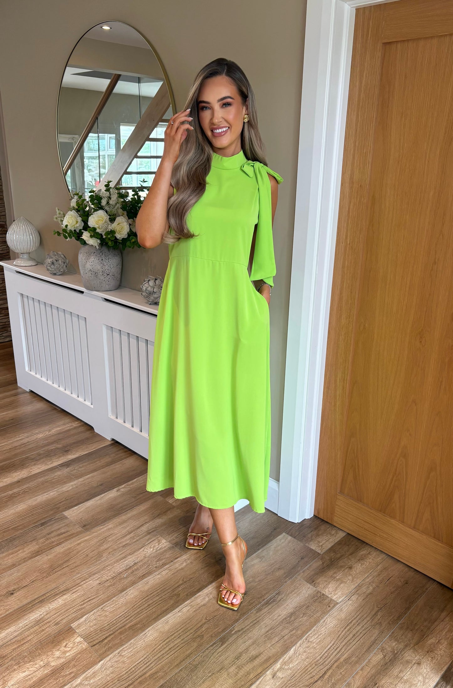 Liliana Dress Lime Green
