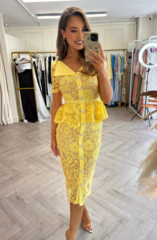 Bronwyn Dress Yellow