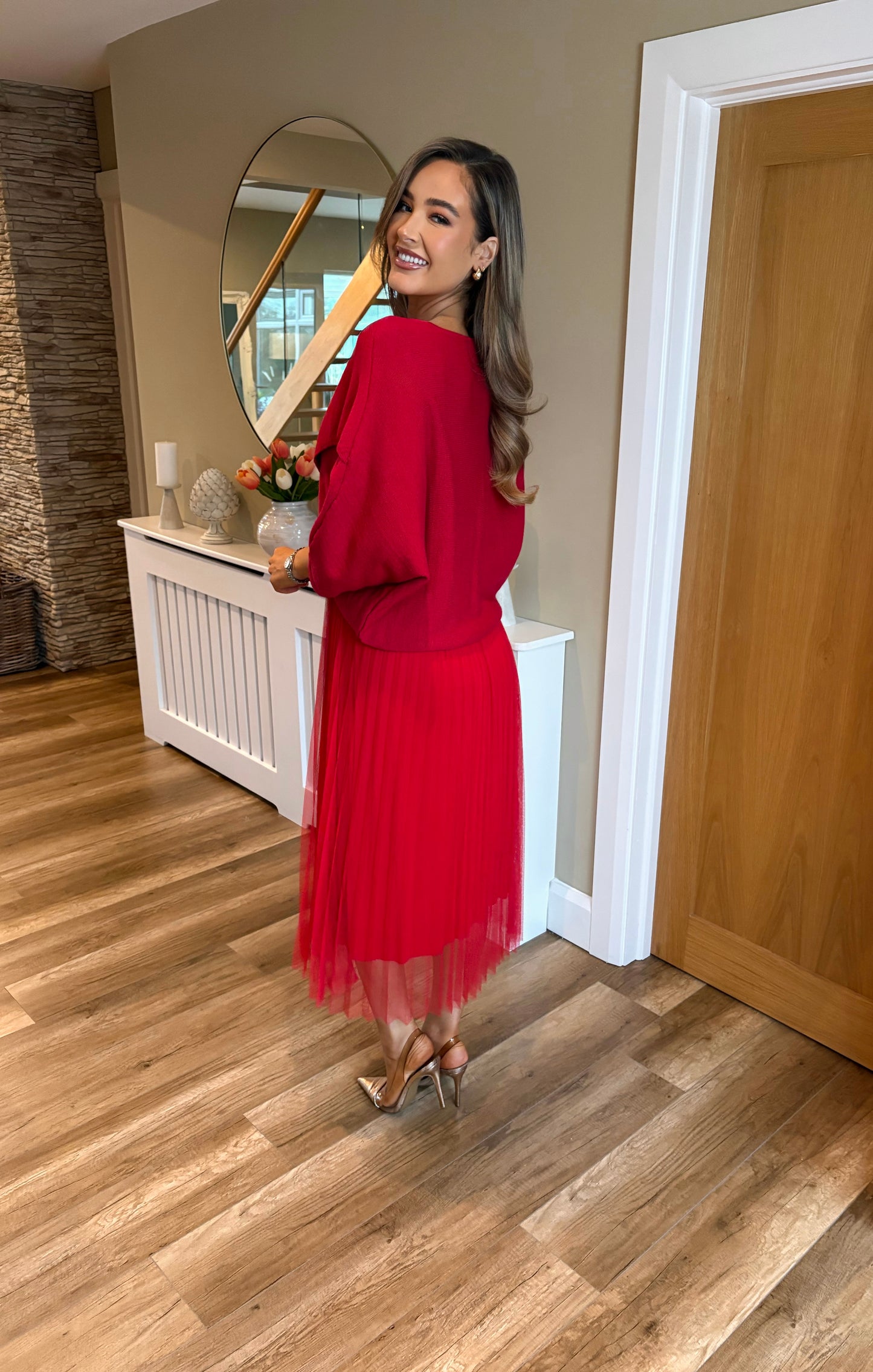 Dollie Dress Red
