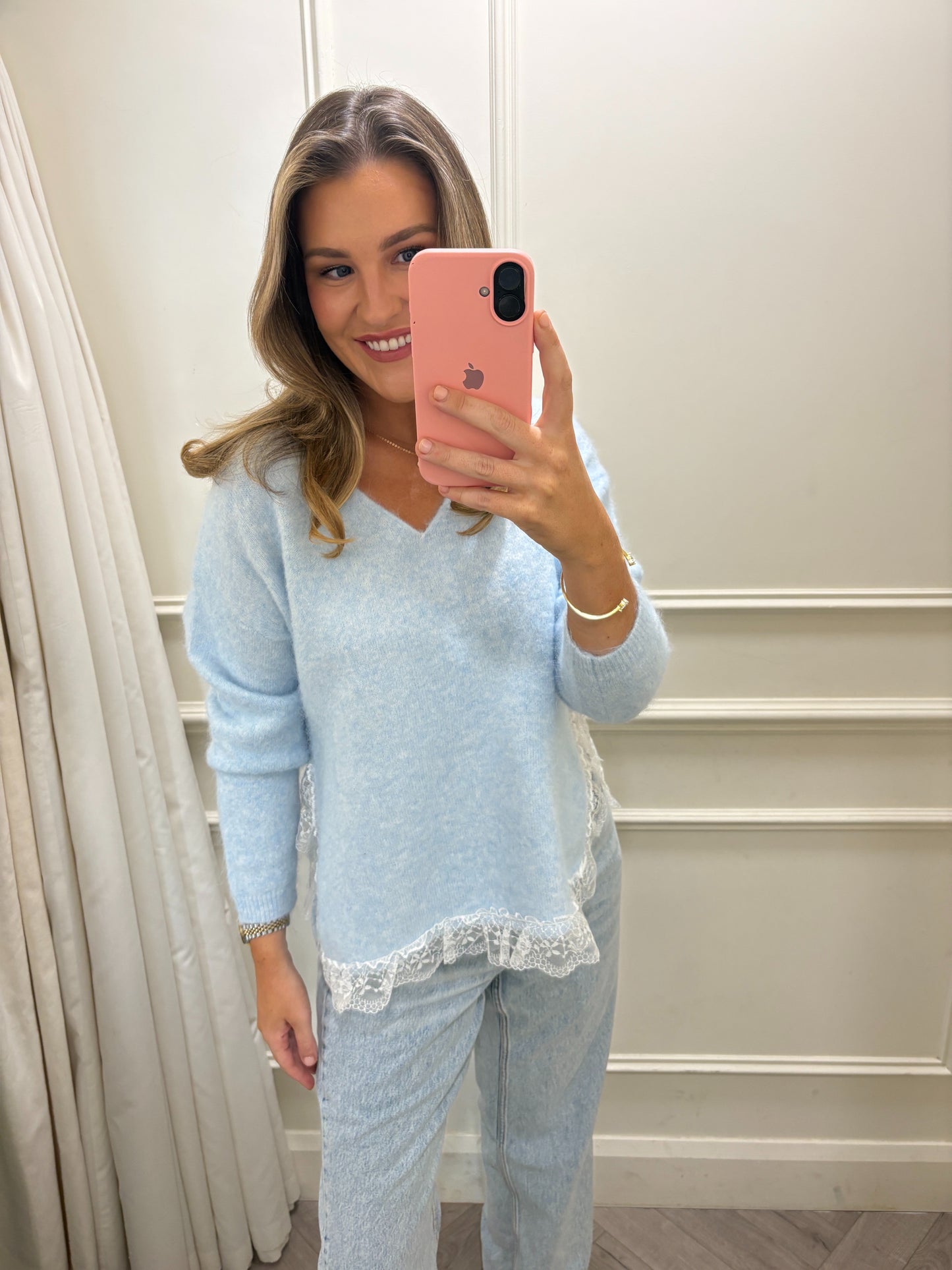 Pixie Knit Blue