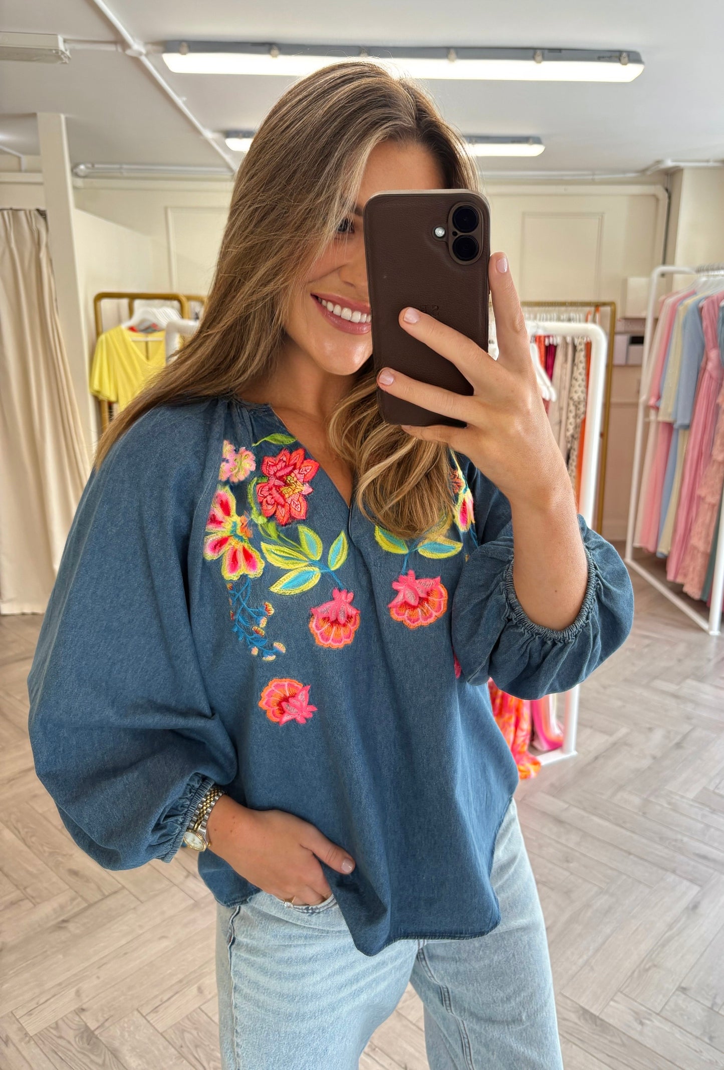 Lottie Top Denim
