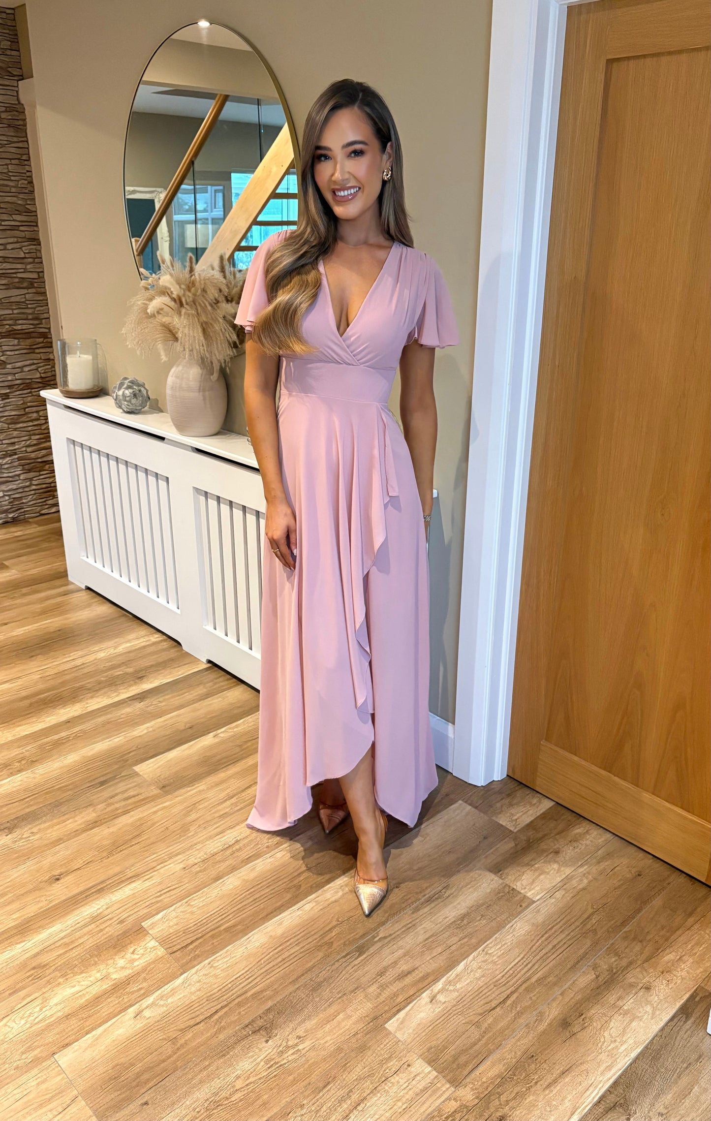 Eliana Dress Blush Pink
