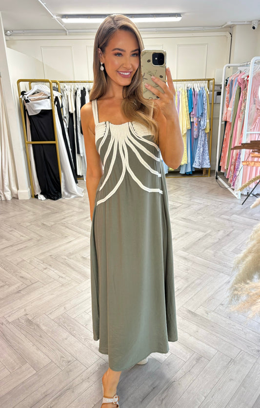 Novalie Dress Khaki