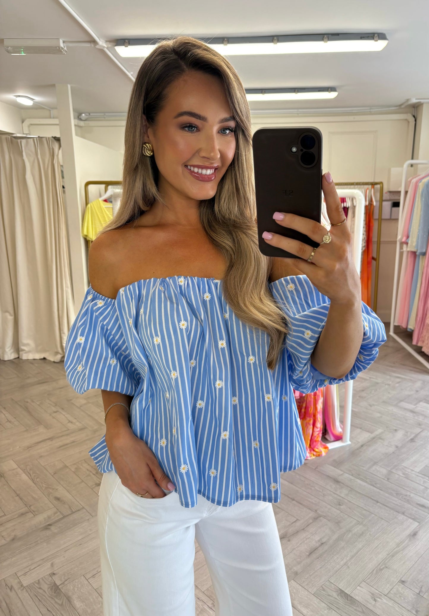 Daisy Top Blue